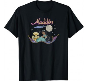 Disney Aladdin Jasmine Magic Carpet Poster T-Shirt